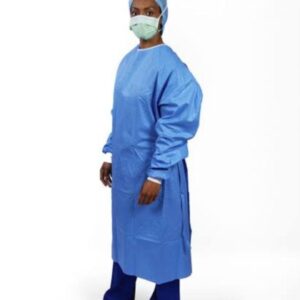 Reinforced surgical gown